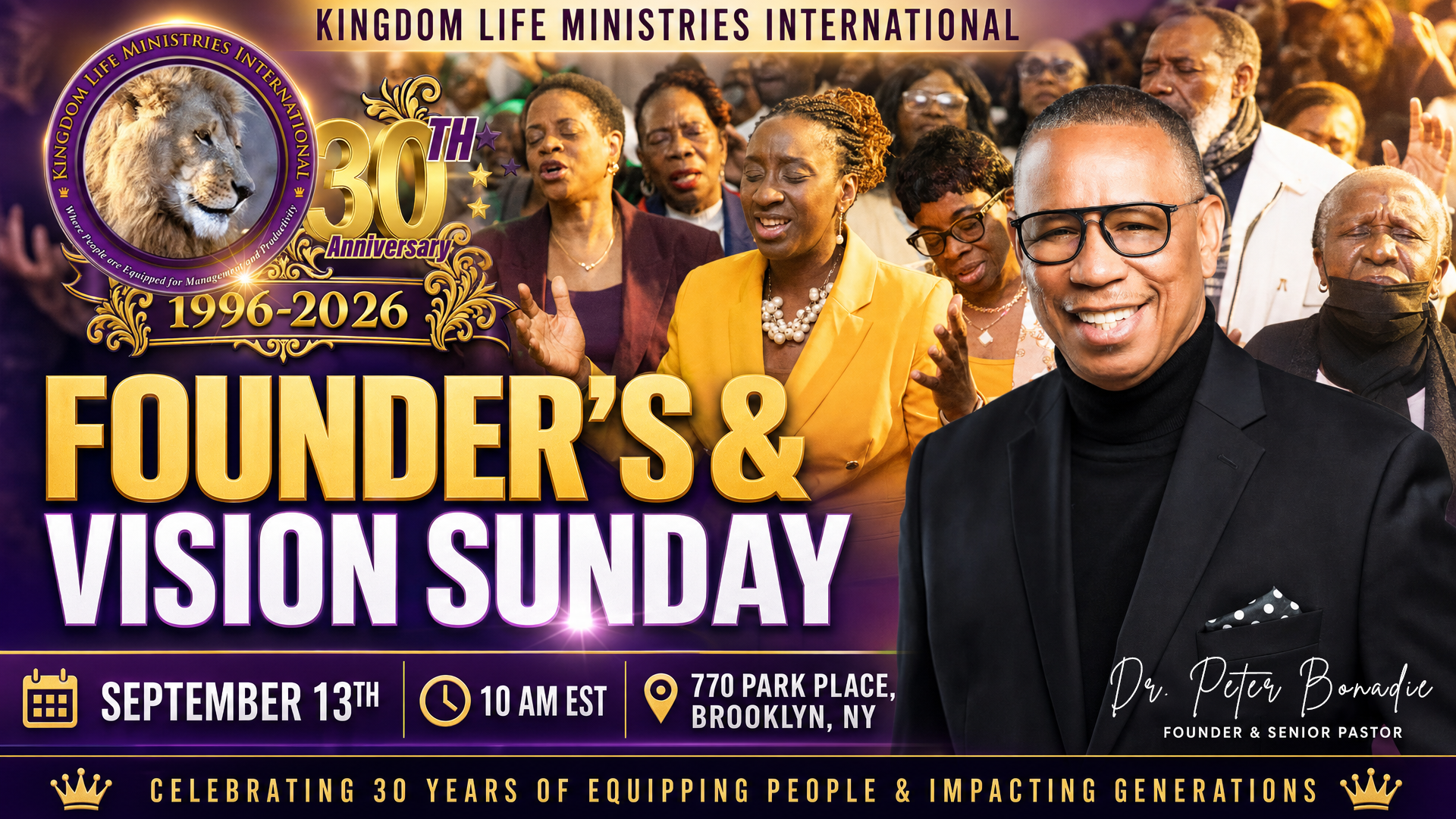 founders day Service flyer